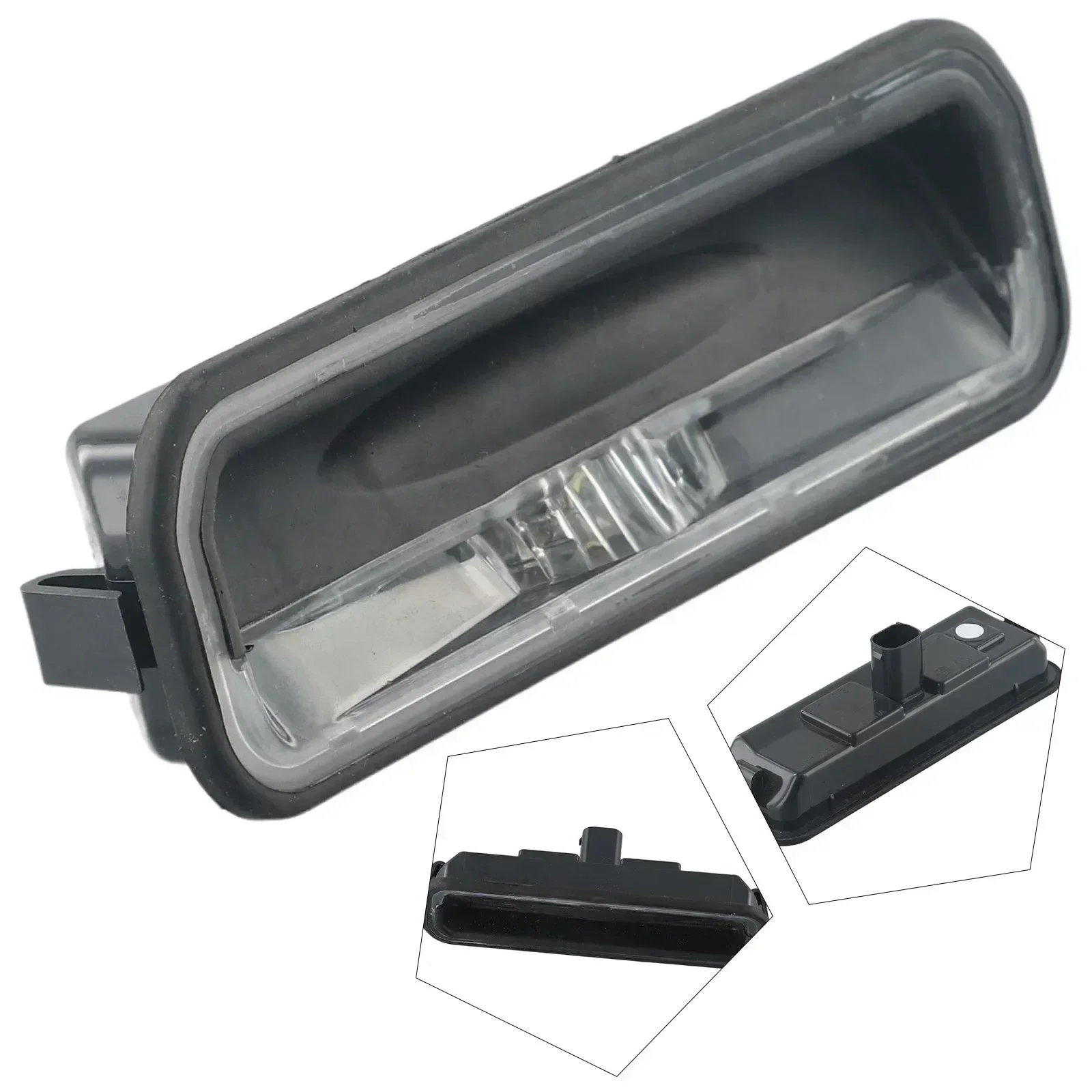 LED Lamp License Plate Light Replacement Accessories BM51-19B514-AE Black Parts W/ Micro-switch For Ford Focus