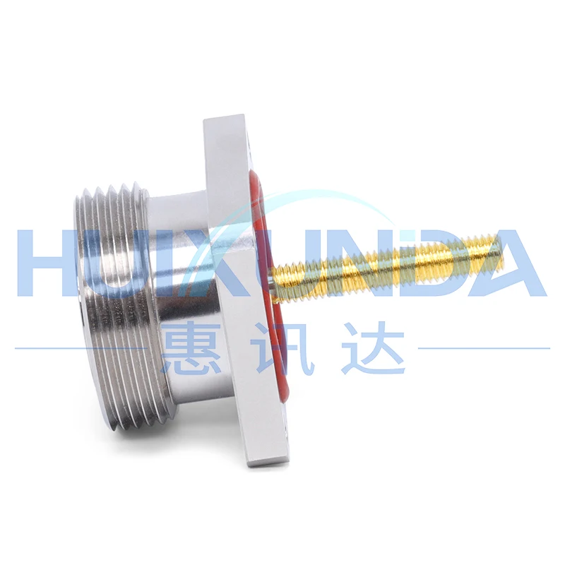 L29-KFD-M5 DIN female seat extended M5 thread with waterproof ring four-hole flange fixed connector KFD63A