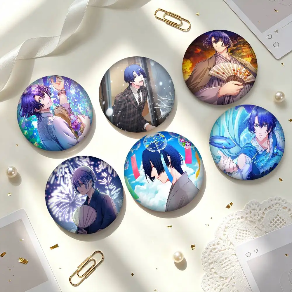 H-Hijirikawa Masato Uta no Prince-sama  25mm 32mm 44mm 58mm 75mm Brooches Badges Pins for Accessories Gift