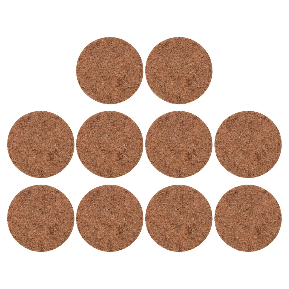 

10 Pcs Bird Supplies Nests Material Chicken Egg Cushions Pads Fiber Mats Bed for Birds