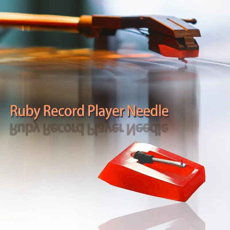 1/5pcs Turntable Replacement Stylus Needles With Durable Ruby Tip And Comfort Grip Perfect For Vinyl Record Players Home Use