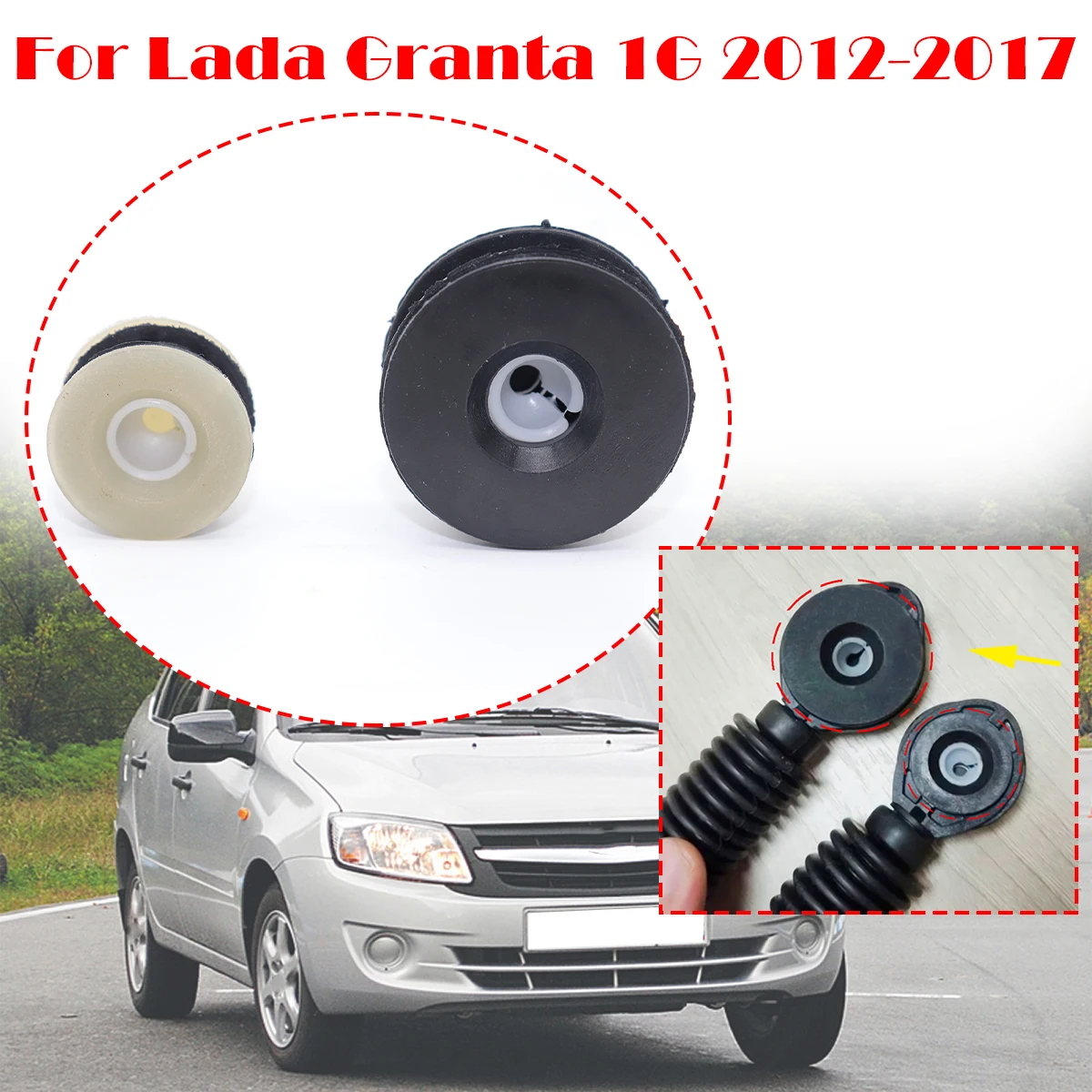 

Car Manual Gearbox Shift Cable Linkage Connect Selector For Lada Granta 1G Potayskiy Control Bushing Gear Shifter Lever End Rod