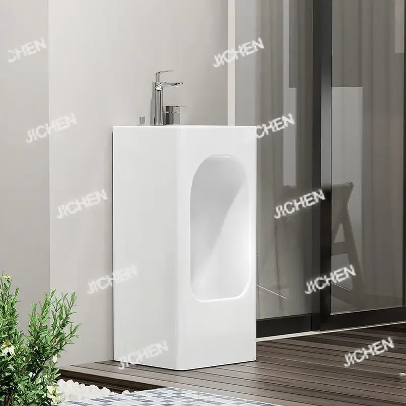 

HS face washing column basin mop pool integrated multi-purpose bathroom hand washing foot dual-purpose floor mop pool