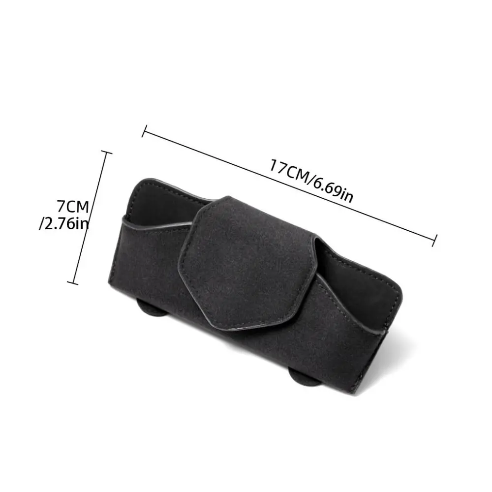 Suporte para óculos para carro, Glasses Clip, Eyewear Protector Case, Acessórios interiores, Fastener Clip, Bag