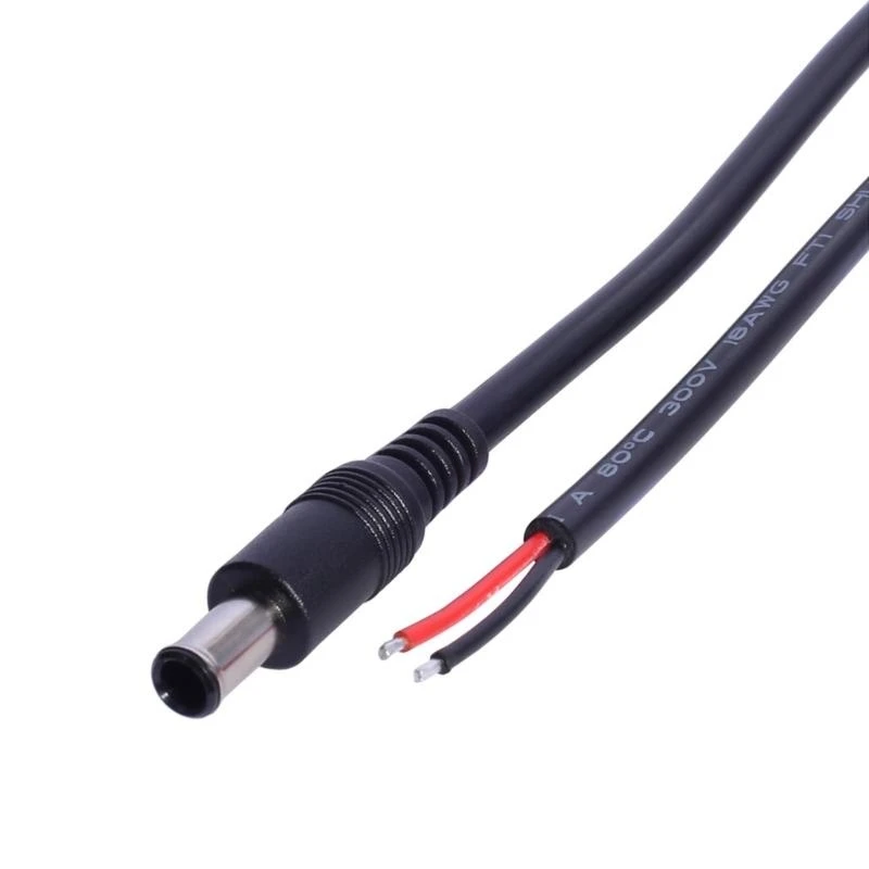 18AWG 6.5mmx4.4mm DC Jack Plug Male Power Supply Cable 10A For Laptop Notebook Adapter Replacement Repair Cord
