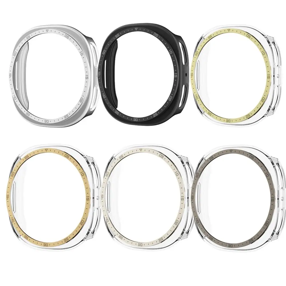 حافظة كمبيوتر لساعة سامسونج جالاكسي 8 44 ملم ملحقات واقي شاشة ممتص للصدمات غطاء مقياس مجوف على ساعة سامسونج 8 40 ملم #2