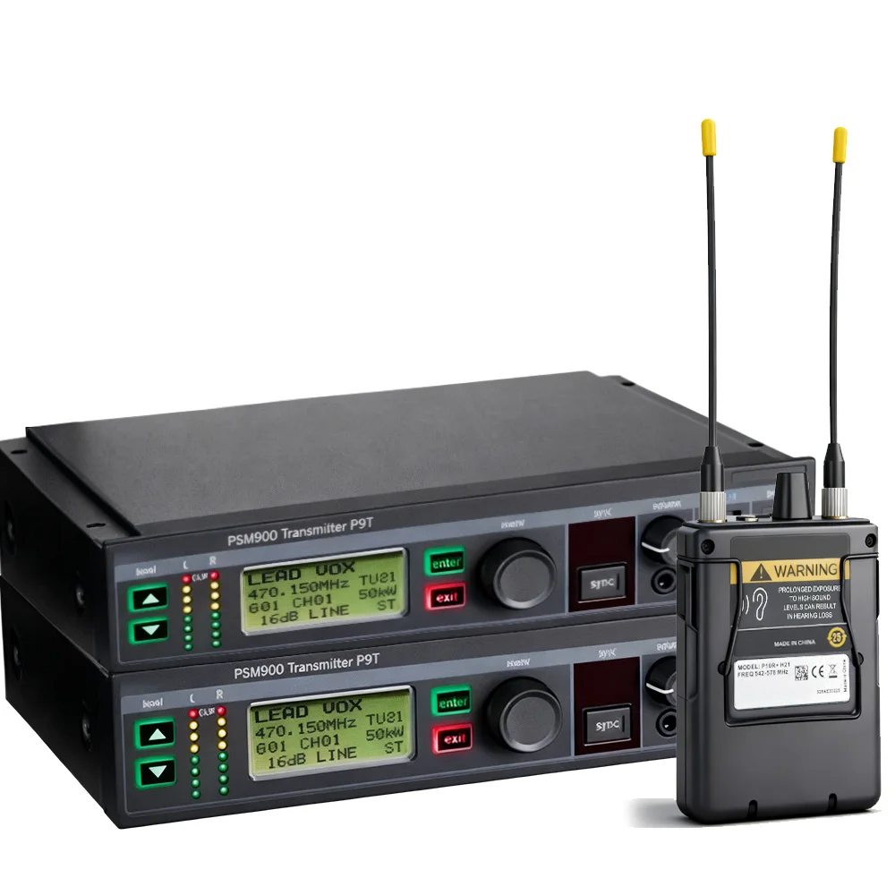 PSM900 Professional Stereo Wireless In Ear Monitor System Professional Stage Audio Equipment for Live Performance Musicians Band