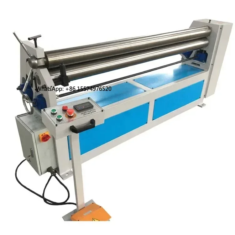 2026 electric slip rolls 3-roller asymmetric mechanical steel plate rolling machine aluminum metal sheet round rolling machine