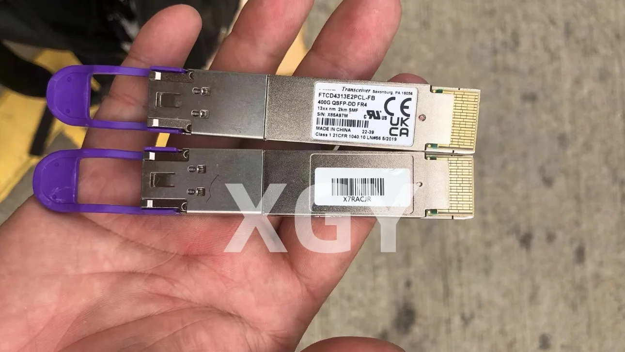 

ДЛЯ FINISHAR 400G QSFP-DD FR4 1310 нм 2 км LC SMF DOM оптический модуль приемопередатчика FTTD4313E2PCL-FB 100% идеальное управление