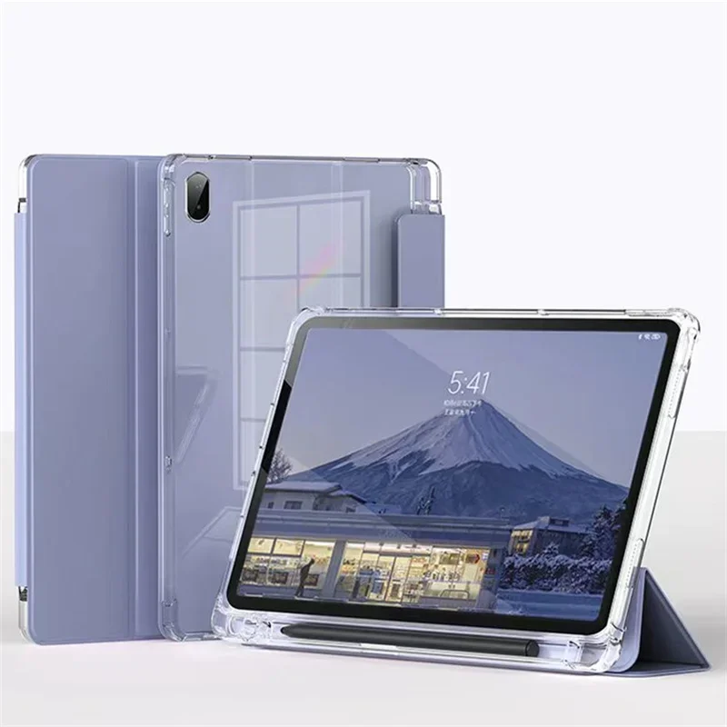 Pencil Holder Cover for Lenovo Tab P11 2nd Gen Tablet Case M10 Plus 3rd 10.6 Xiaoxin Pad 2022 2024 11 Plus 2023 Silicone Cover