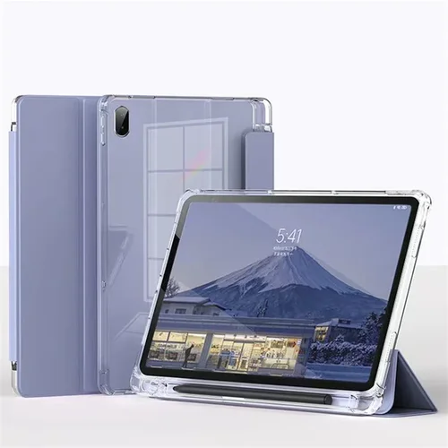 Imagen 2 del producto Funda con portalápices para tableta Lenovo Tab P11 de segunda generación M10 Plus 3. ° 10,6, Xiaoxin Pad 2022 2024 11 Plus 2023, funda de silicona