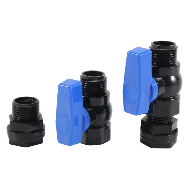 Aug. Rain Barrel Spigot Kit 2Pack 3/4Inch GHT Garden Hose Shut Off Valve With Bulkhead Fitting Garden Hose Thread Ball Valve