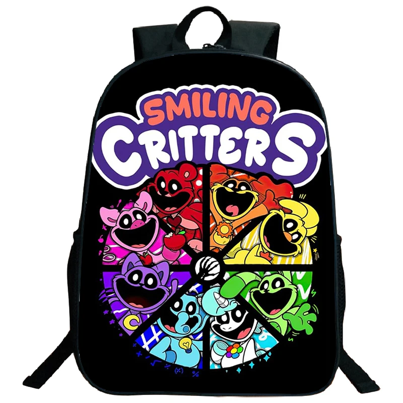 Sac à dos Smilings Critters pour hommes et femmes, sac à dos pour adolescents, sac à dos pour ordinateur portable, sacs d'école de voyage, sac à dos Catnap, figurines d'anime de dessin animé