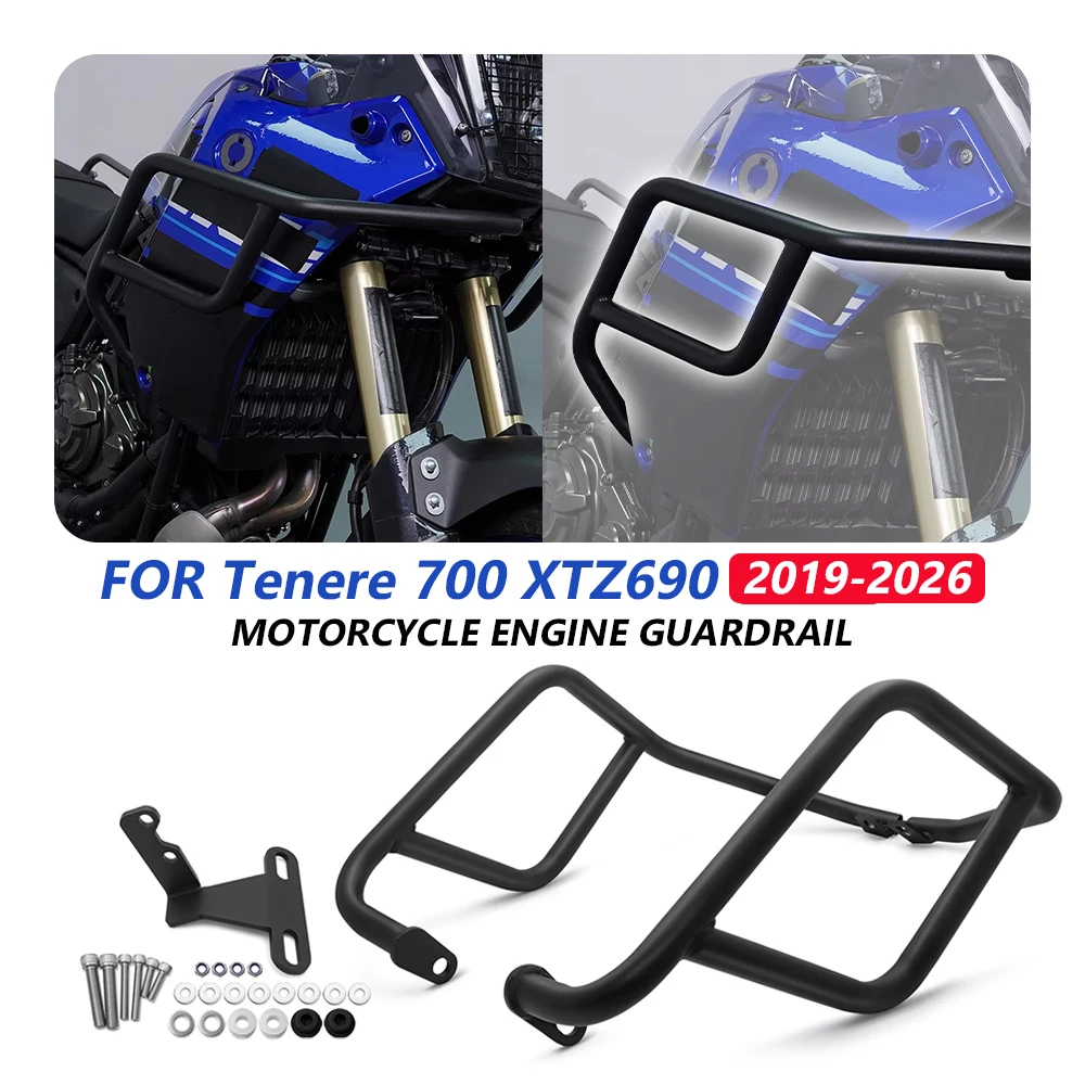 Para Yamaha Tenere 700 XTZ 690 2019-2025 XTZ690 Barra Protectora Anticaída para Motor de Motocicleta, Defensa de Chasis para Carretera