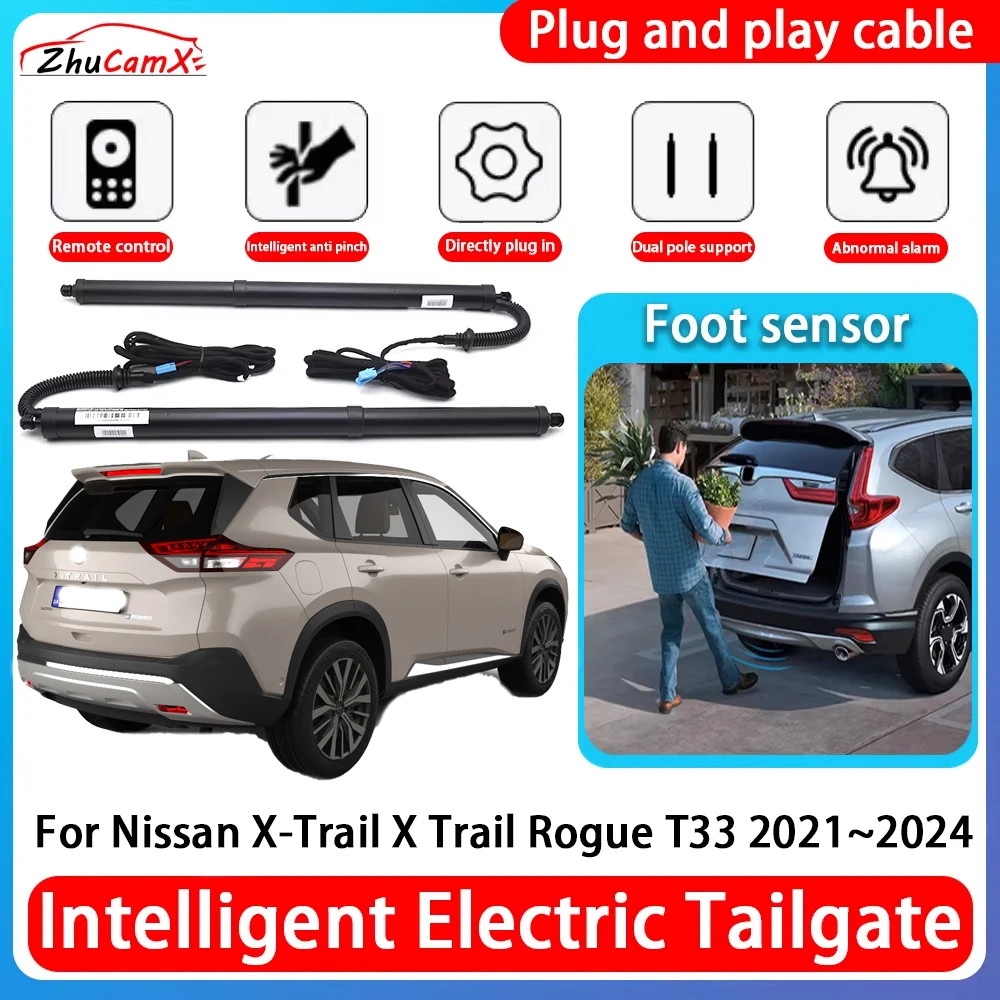 ZhuCamX Car Power Trunk Electric Suction Tailgate Intelligent Tail Gate Lift Strut For Nissan X-Trail X Trail Rogue T33