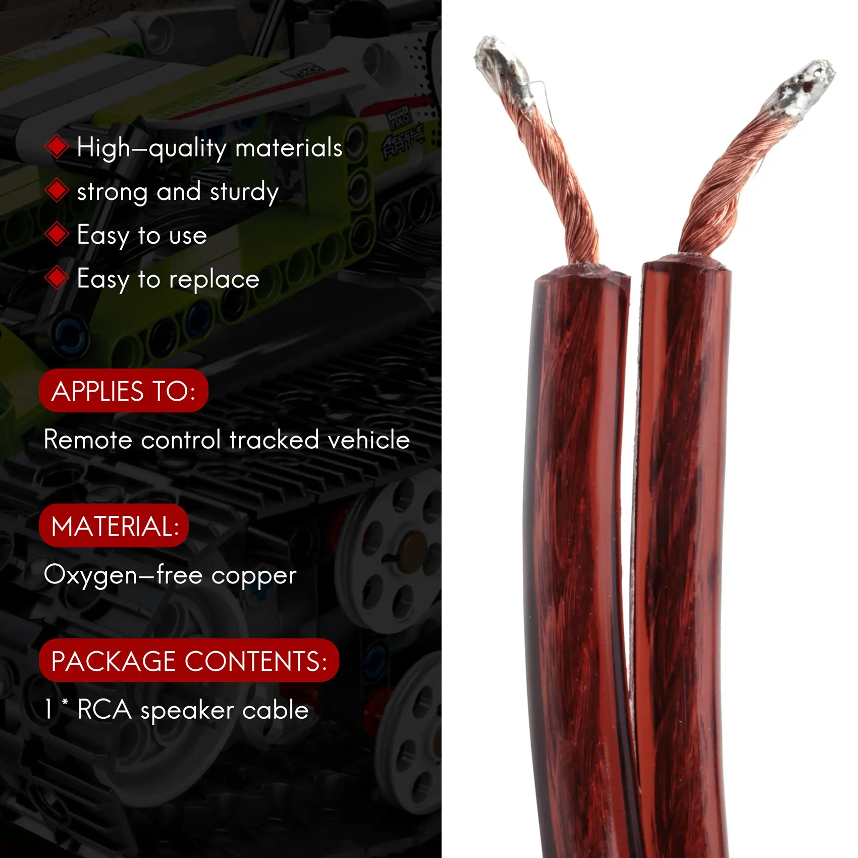 สายลําโพง RCA สายลําโพงเปลือยสายปลั๊ก RCA เปลี่ยนปลั๊ก RCA เชื่อมต่ออะแดปเตอร์เป็น Bare Wire เปิด Audio Video