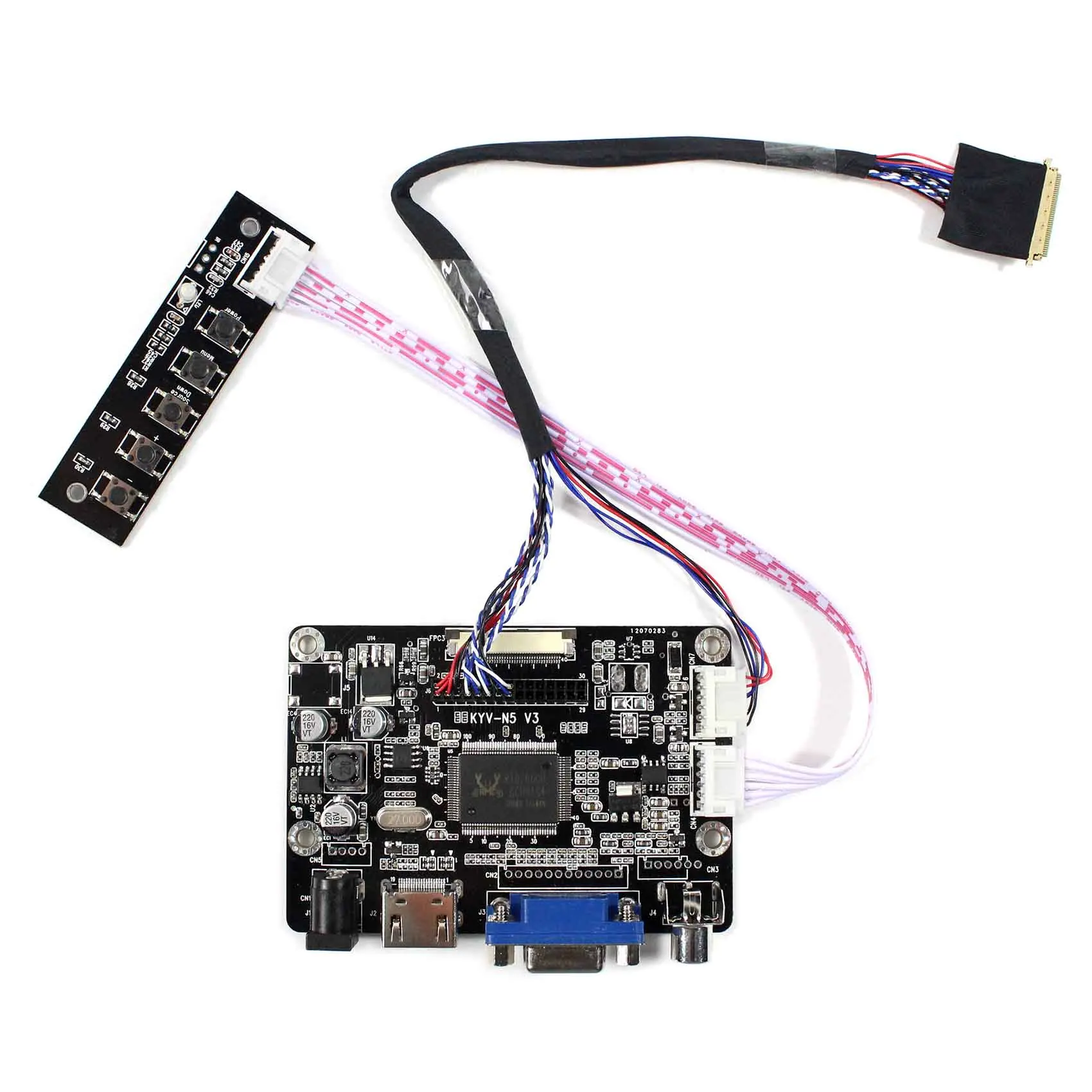 Board 1366X768 1024X600 1280X800 40Pin Lcd Screen Pcb Circuit Board Vga Av Lcd Board for 14 15.6 10.1 7Inch Lcd