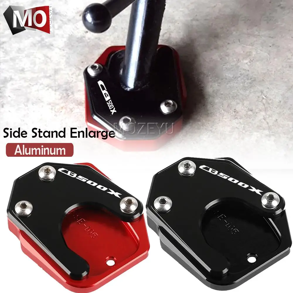 

FOR Honda CB500X CB500F CB 500 F/X 2013- 2023 2022 2021 2020 2019 2018 Side Stand Enlarger Kickstand Enlarge Plate Extension Pad