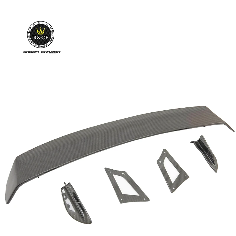 

Спойлер с высоким крылом из углеродного волокна в стиле Volt для Toyota GR Supra A90 A91 MK5 2020+, задний спойлер