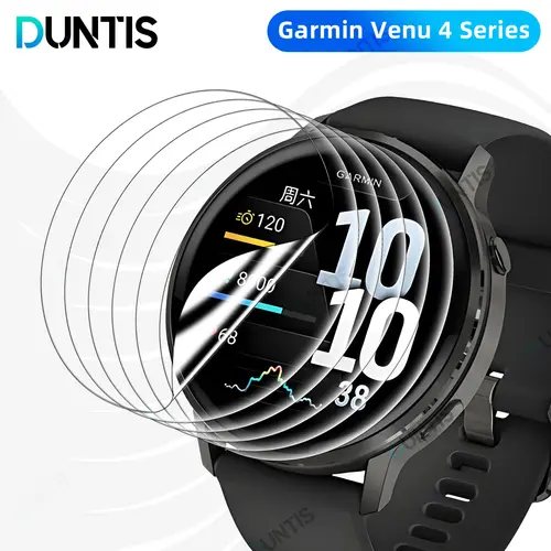 Screen Protector for Garmin Venu 4 45mm 41mm Anti-scratch Hydrogel Film,HD Clear Full Coverage Soft Protective Film Accessories