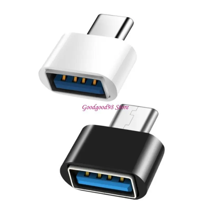 Black/white TypeC to USB Universal Adapter for Tablets and Mobile Phones W8EC