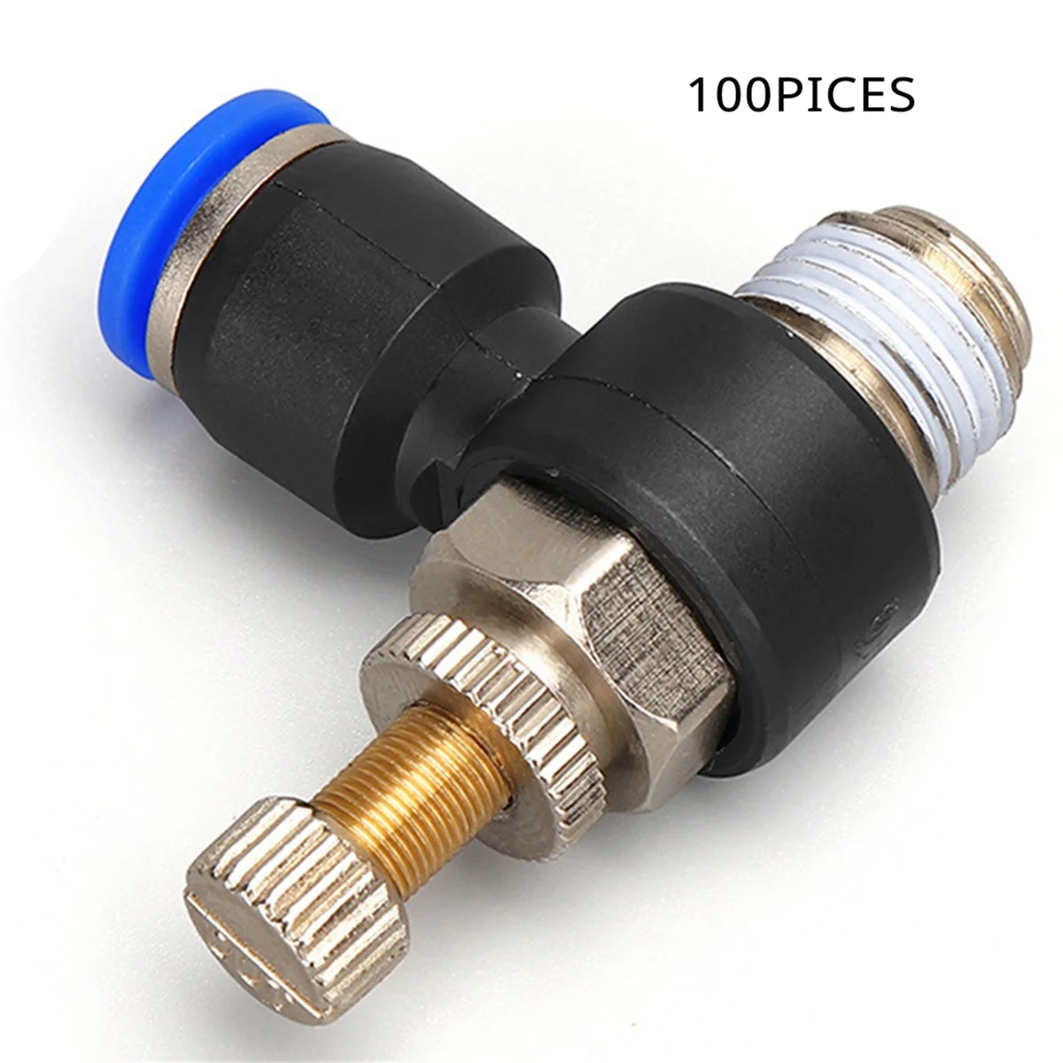 A002 SL4-M5 Quick Connector Regulator Throttle Valve Compressor Accessories Air Pneumatic Connector 100PC