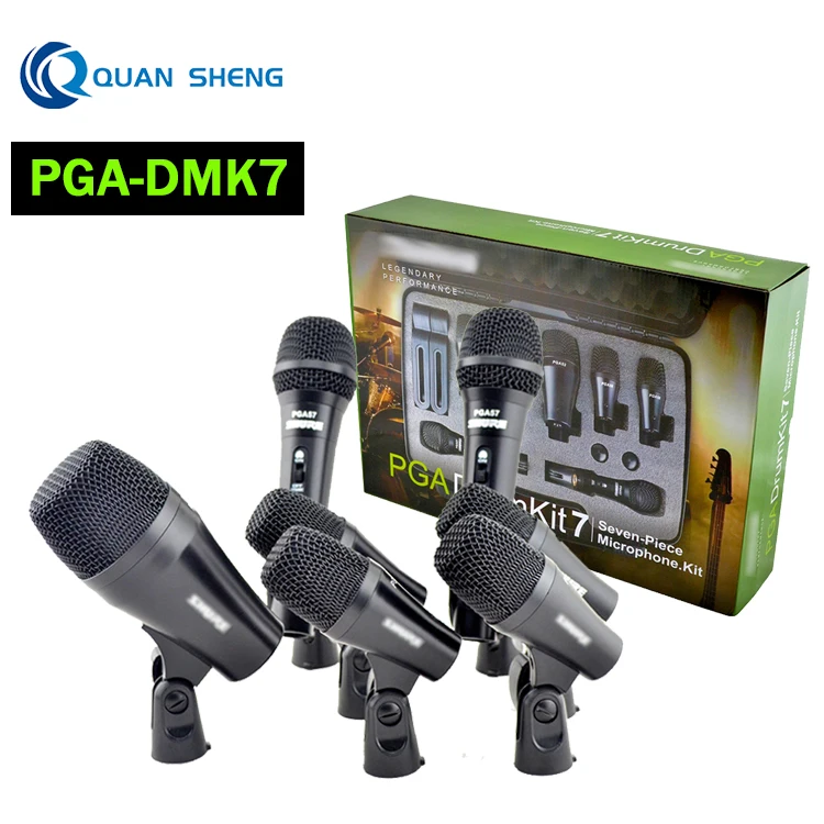PGA-DMK7 7-Piece Drum Microphone Kit 7 Musical Instrument Microphone Recording PGA Drumkit7 Microphone