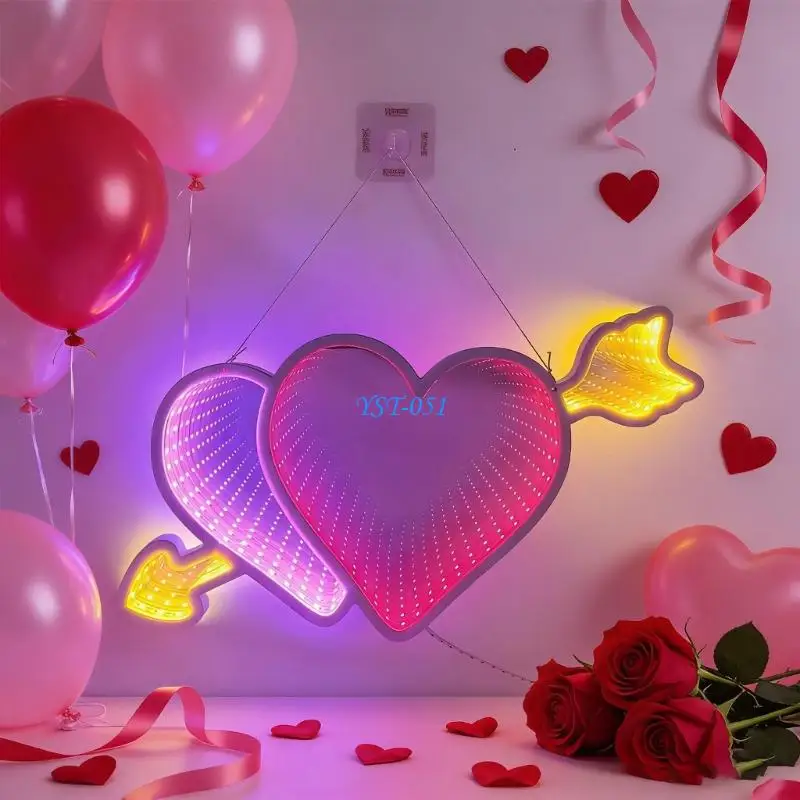 e15a-無限ミラー-led-ライトサインハート形-led-デスクランプ使いやすい