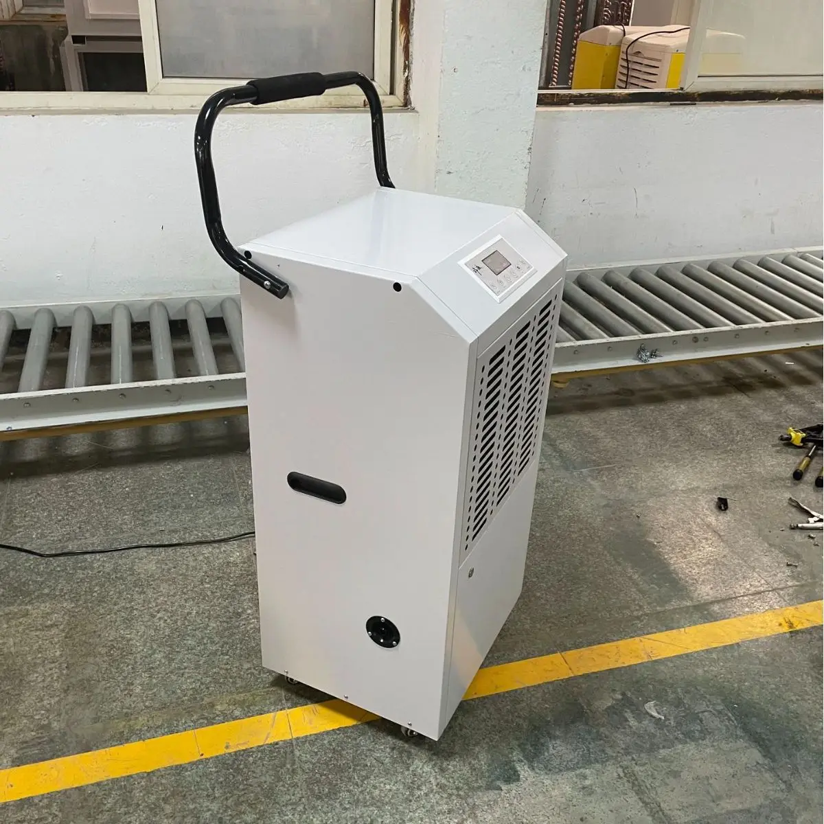 158L portable commercial refrigerant dehumidifier, smart home air quality function, coverage area 300-799 square feet,