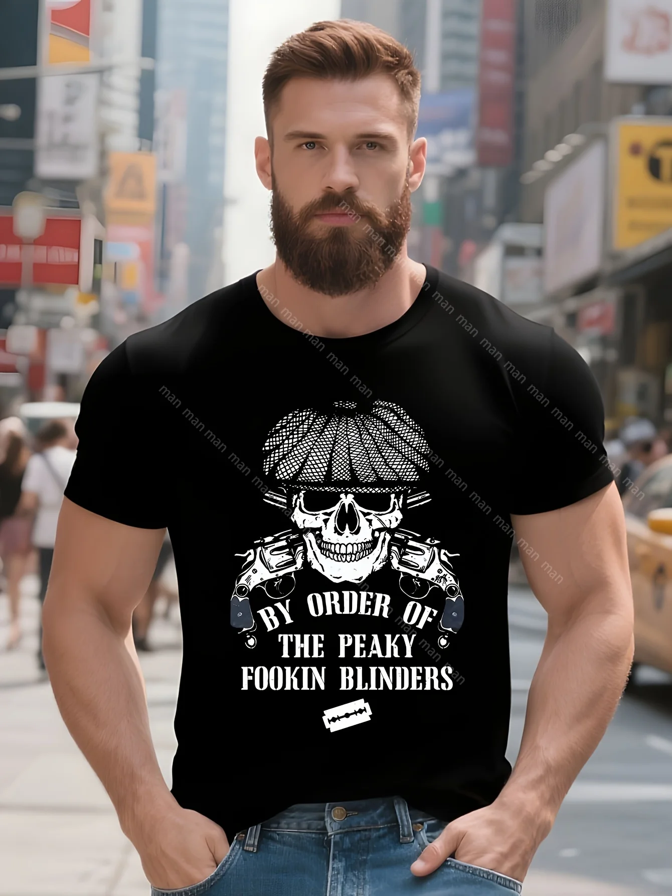 

Футболка Order of The Peaky Fookin' Blinders, модные футболки, футболка с короткими рукавами и графическим рисунком, дешевые летние футболки Kawaii Plus