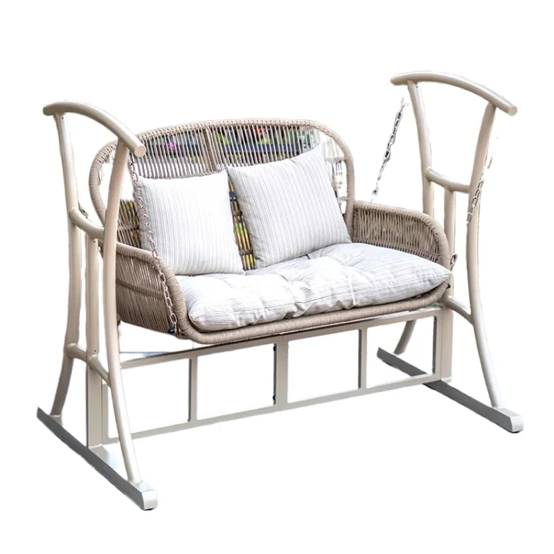 

Качели на террасе, садовое кресло-качалка из алюминиевого сплава, подвесное кресло для домашнего балкона ch air