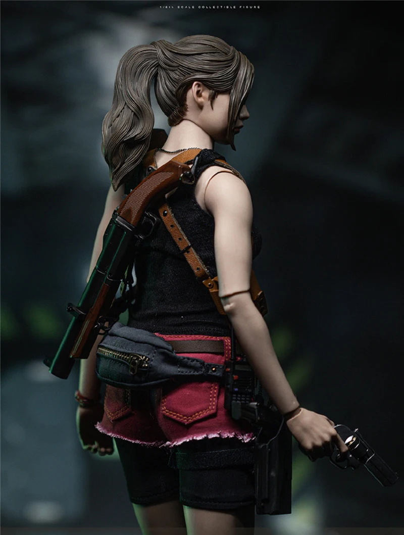 Damtoys DMS038 1/6 skala figurka kolekcjonerska Claire Redfield klasyczne Anime przygoda gra walcząca dziewczyna 12 ''figurka ciała