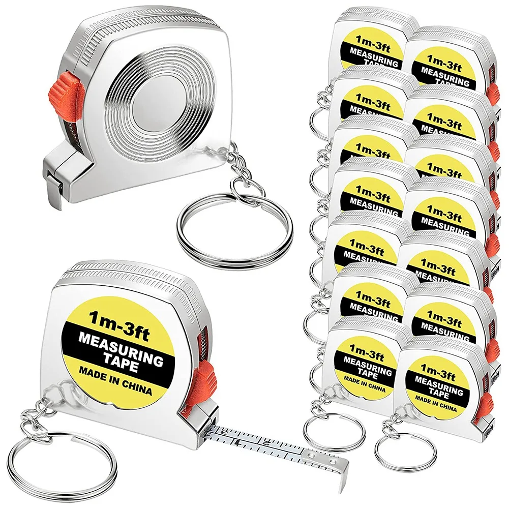 Limited Stock-FF Tape Measure Retractable 1M/3 Feet Functional Measuring Tape, Metric And Inch With Slide Lock For Body Measurem