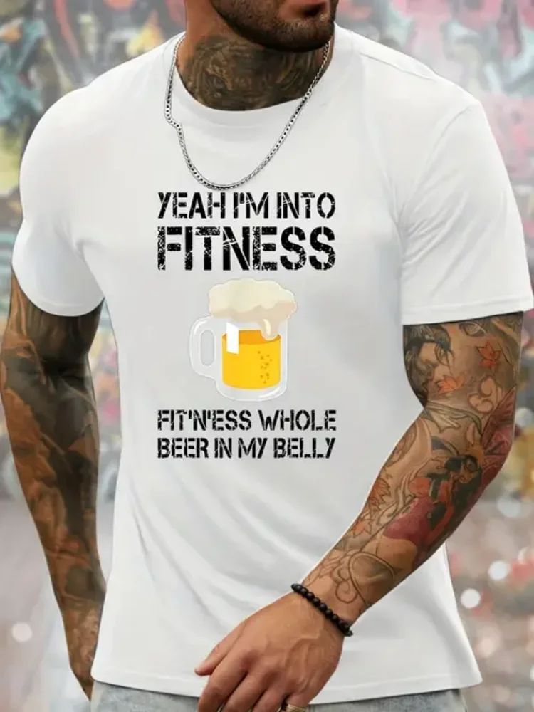 

Men's Fashion Round Neck T-shirt, Suitable for Spring and Summer