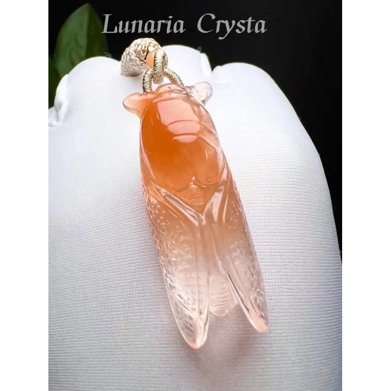 

Natural Crystal Pendant Amethyst Citrine Green Phantom Good Luck Chinese Style Jewelry Necklace