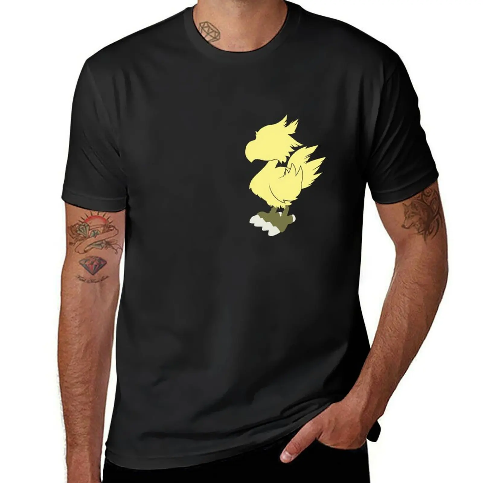 

Chocobo T-Shirt summer clothes animal prinfor boys heavy weight t shirts for men