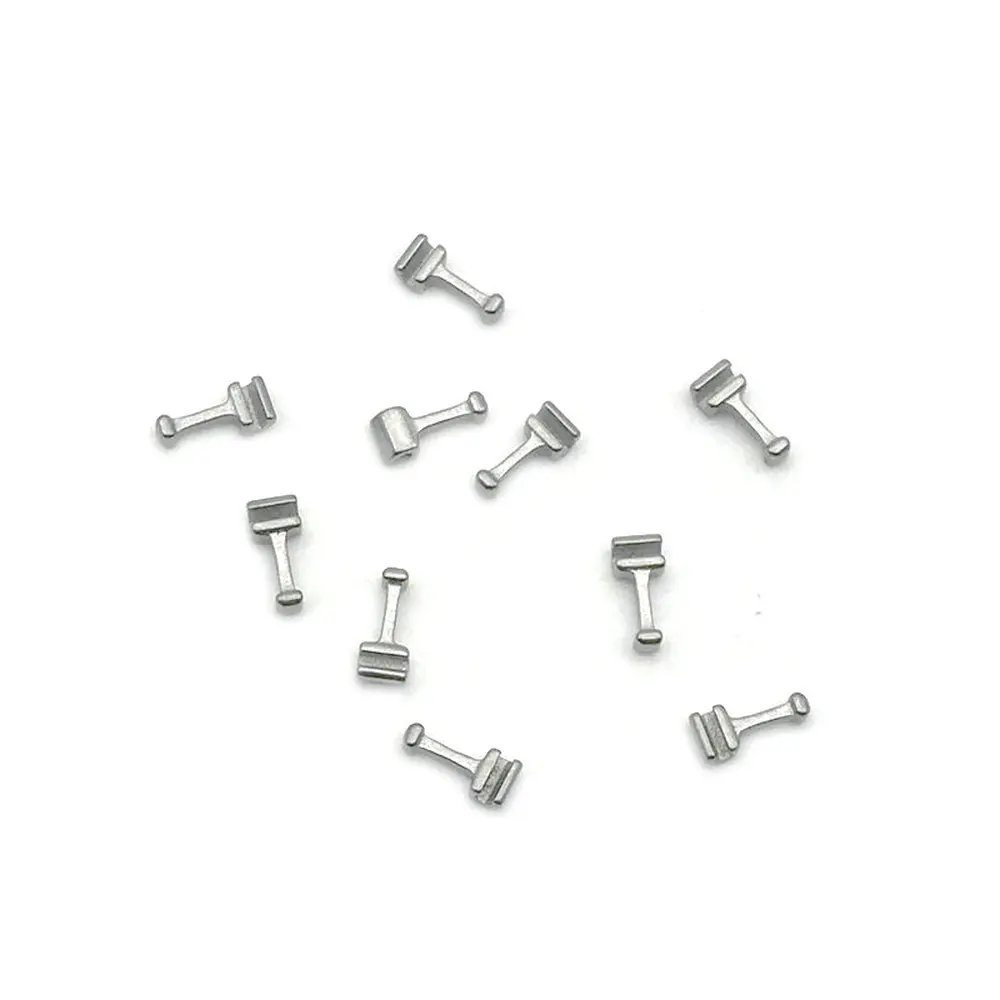 10pcs/pack Dental Orthodontic Stainless Steel Crimpable Hook Long/Short Type Dental Orthodontic Crimpable Hook