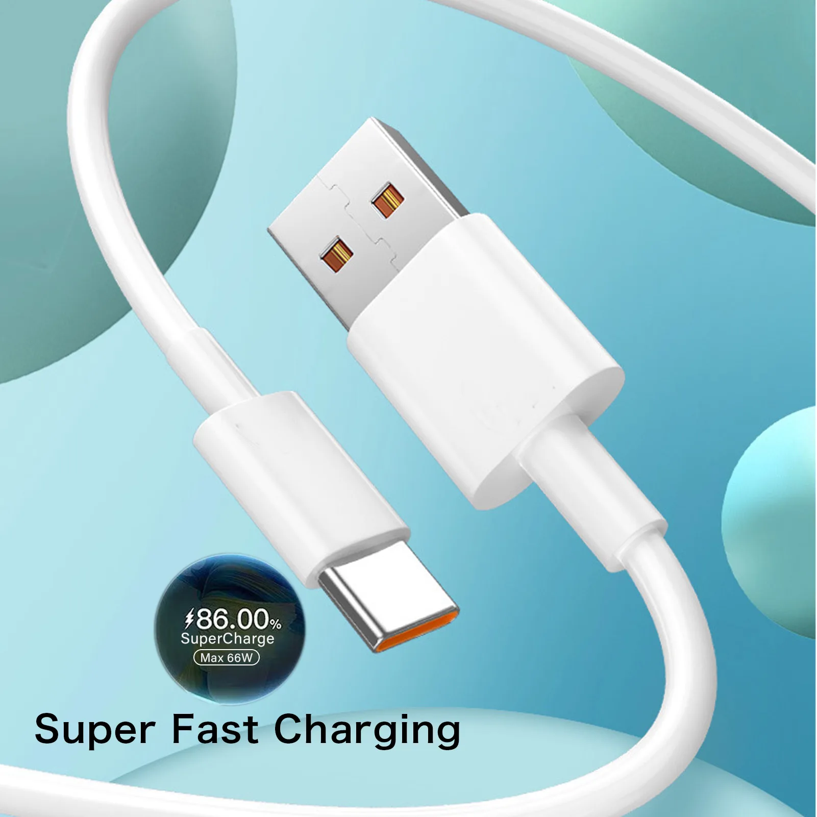1M/1.5M/2M Fast Charging Type C Cable for honor Huawei Phone laptop and Tablet PC Original USB C line quick charge data cord 6A
