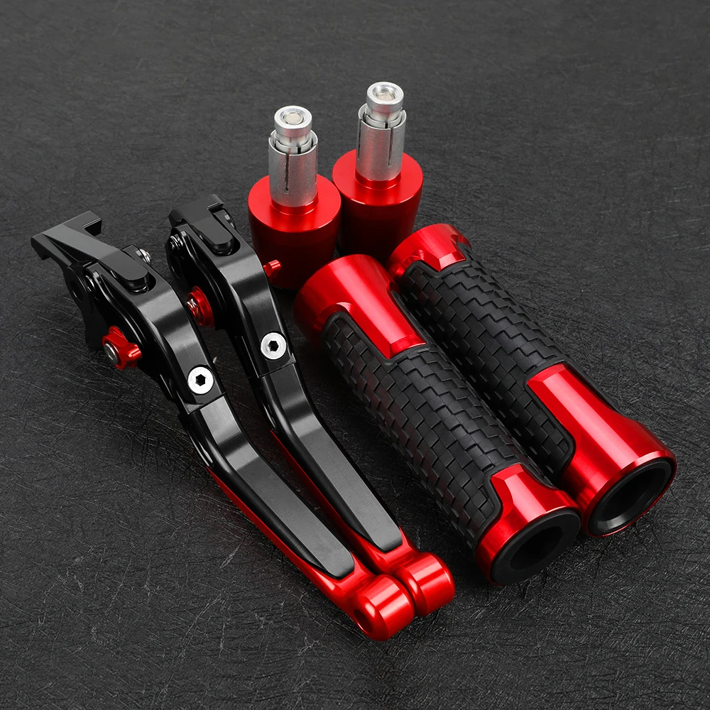 Motorcycle Aluminum Adjustable Brake Clutch Levers Hand Grips Ends Parts For KYMCO AK550 AK 550 ALL YEARS Accessories