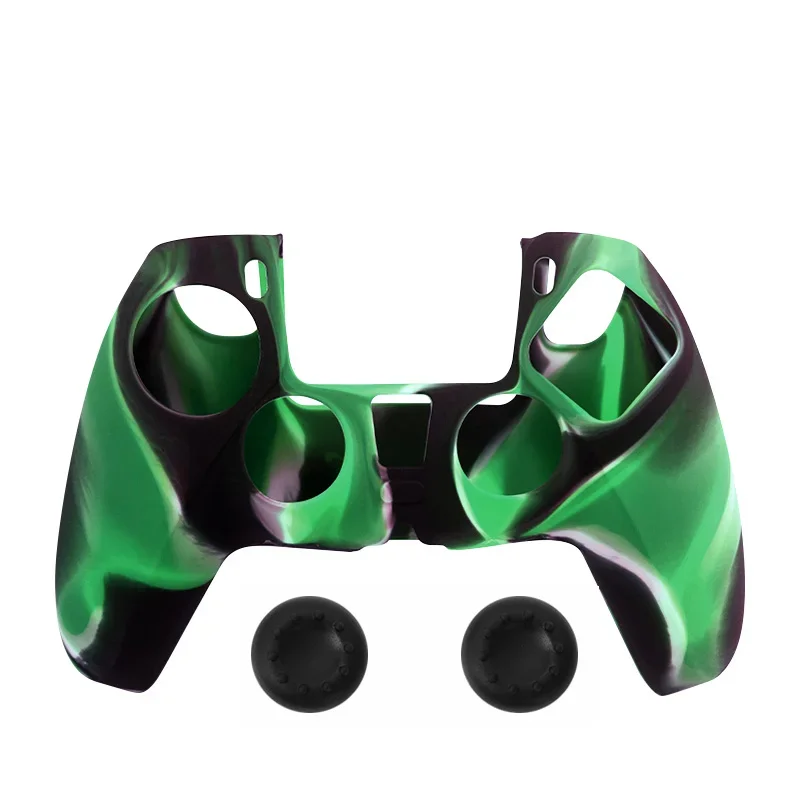 DATA FROG Color Mix Soft Silicone Gel Protective Skin Cover Case For PS5 Game Controller Accessories view 5