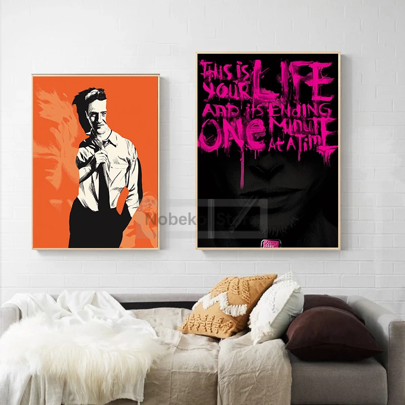 Classic Action Suspense film Movie Fight Club Poster e stampe Canvas Painting Wall Art Pictures Home Room Decor