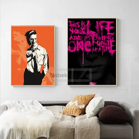 Classic Action Suspense Movies Movie Fight Club Poster and Prints Canvas Painting Wall Art Pictures Home Room Decor