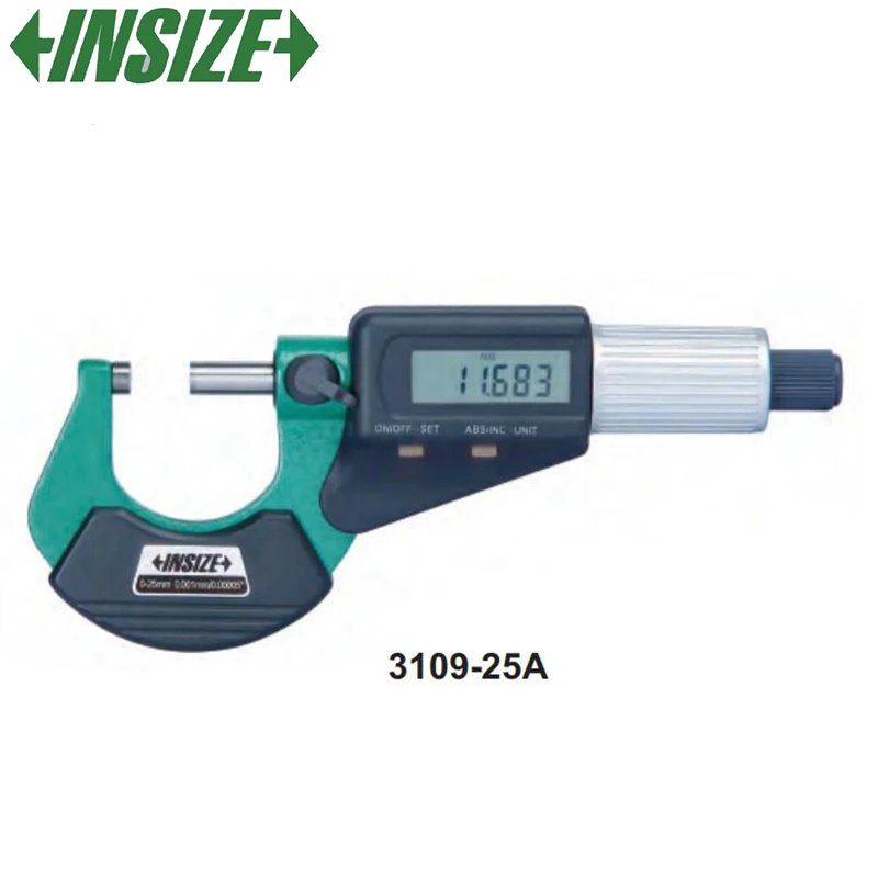 INSIZE digital outside micrometers 0-25/25-50/50-75/75-100mm 0-1”/1-2\