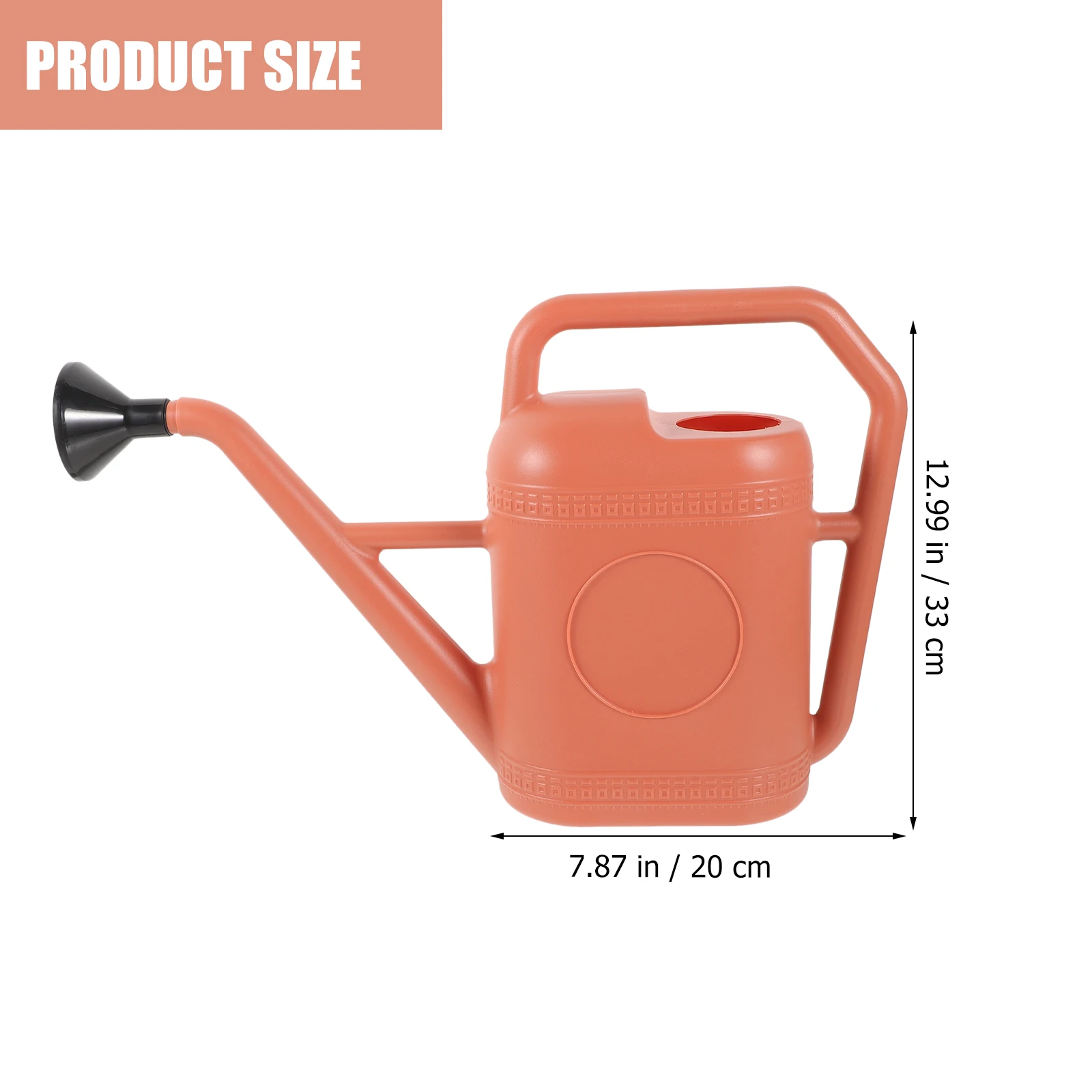 

Large Capacity Plastic Can Outdoor Indoor Pot With Sprinkler Head Comfortable Handle Spout Durable Lightweight Flowers Succulent