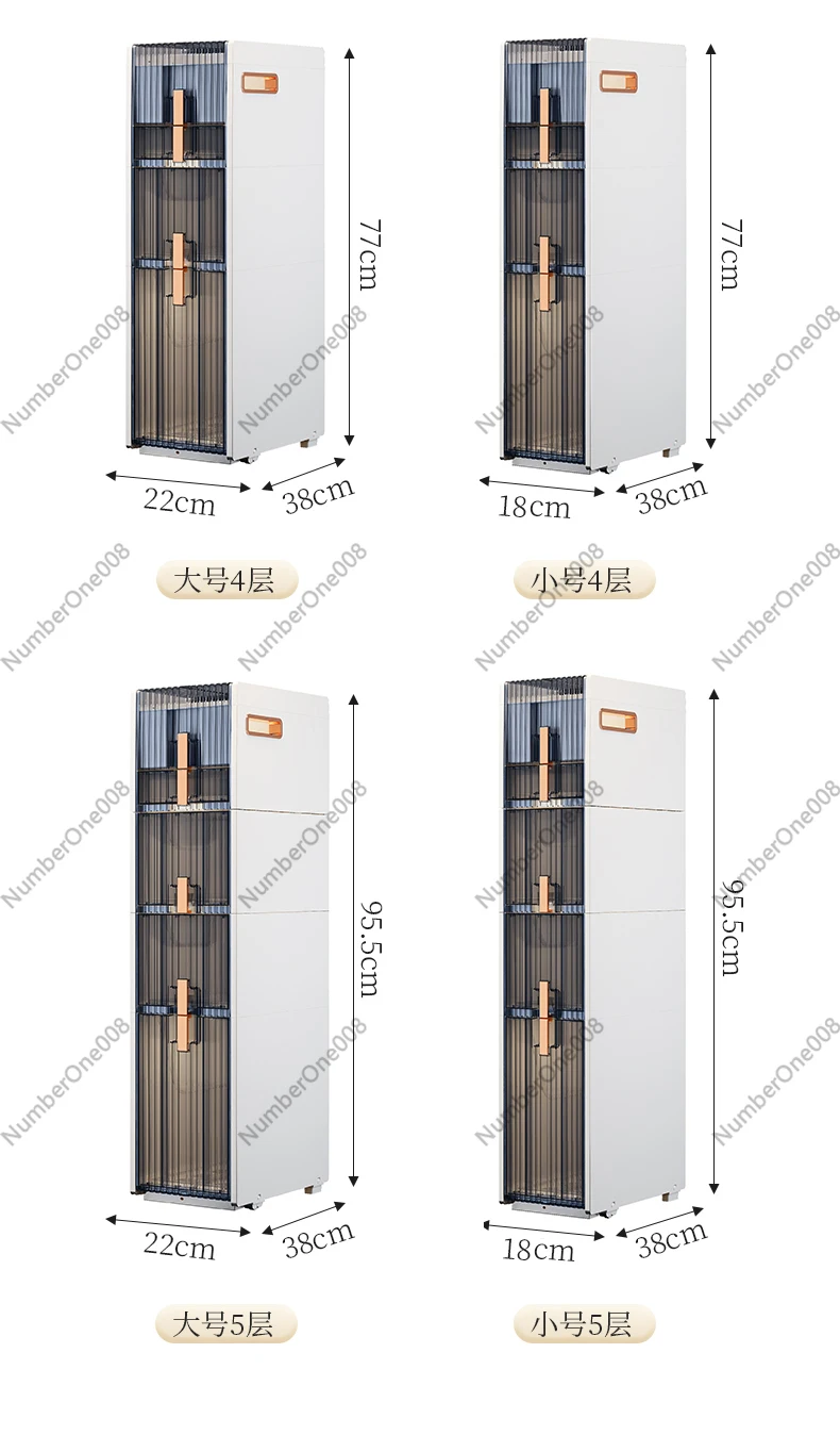 

Toilet Shelf Bathroom Seam Cabinet Storage Cabinet Narrow Slot Locker Side