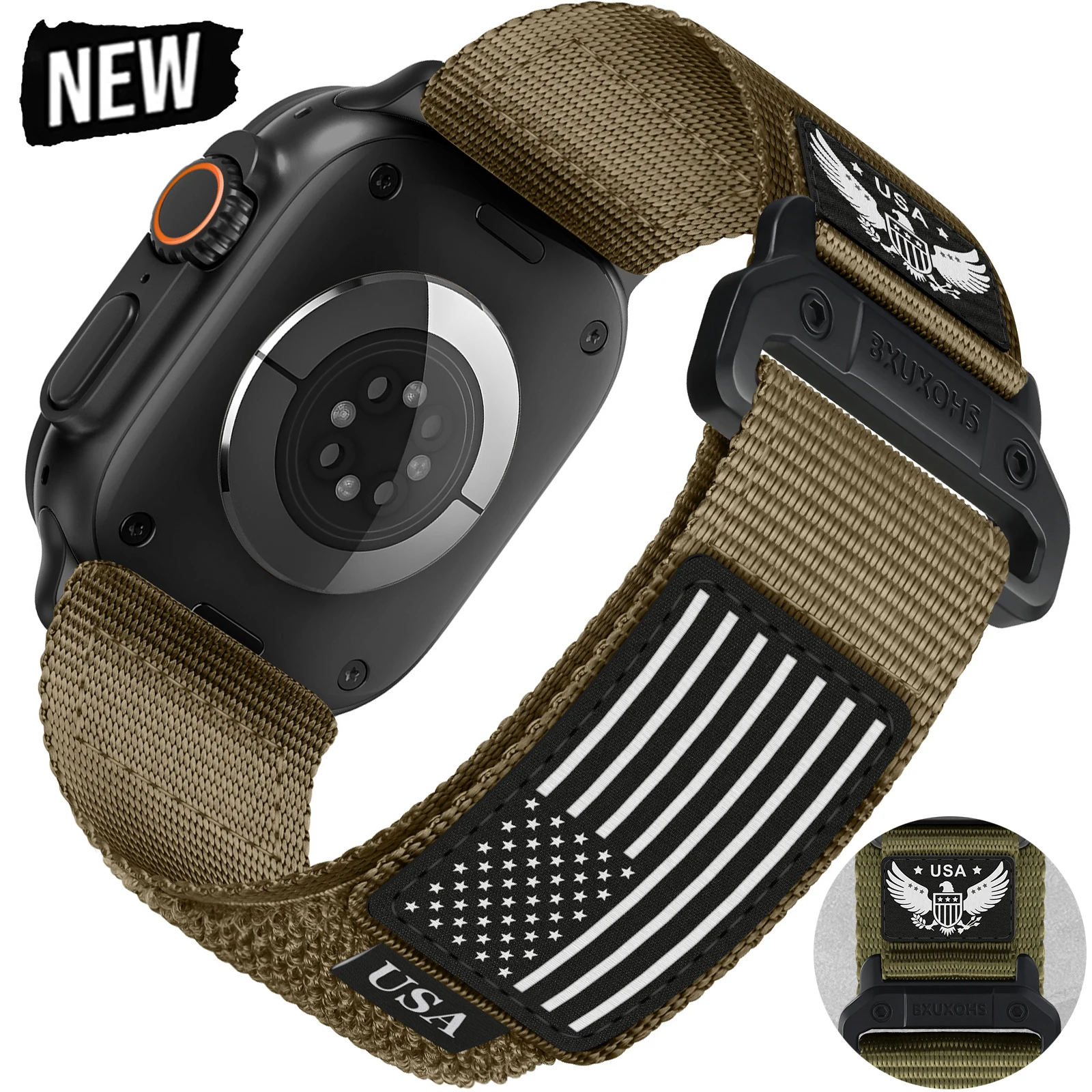

Trail Strap for Apple Watch Ultra 2 Band 49mm 45mm 44mm mm 41mm 42mm 38mm belt nylon loop bracelet iWatch series 7 6 se 8 9 10