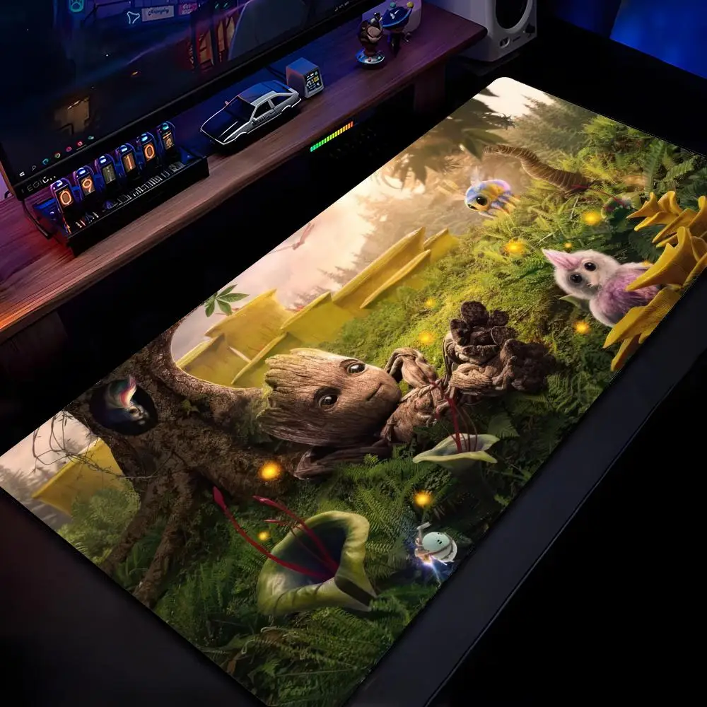 

Groot Marvel Movies Mouse Pad Mousepad HD Printing Computer Gamers Locking Edge Non-slip Mouse Pad XXL90x40cm Keyboard PC Desk P