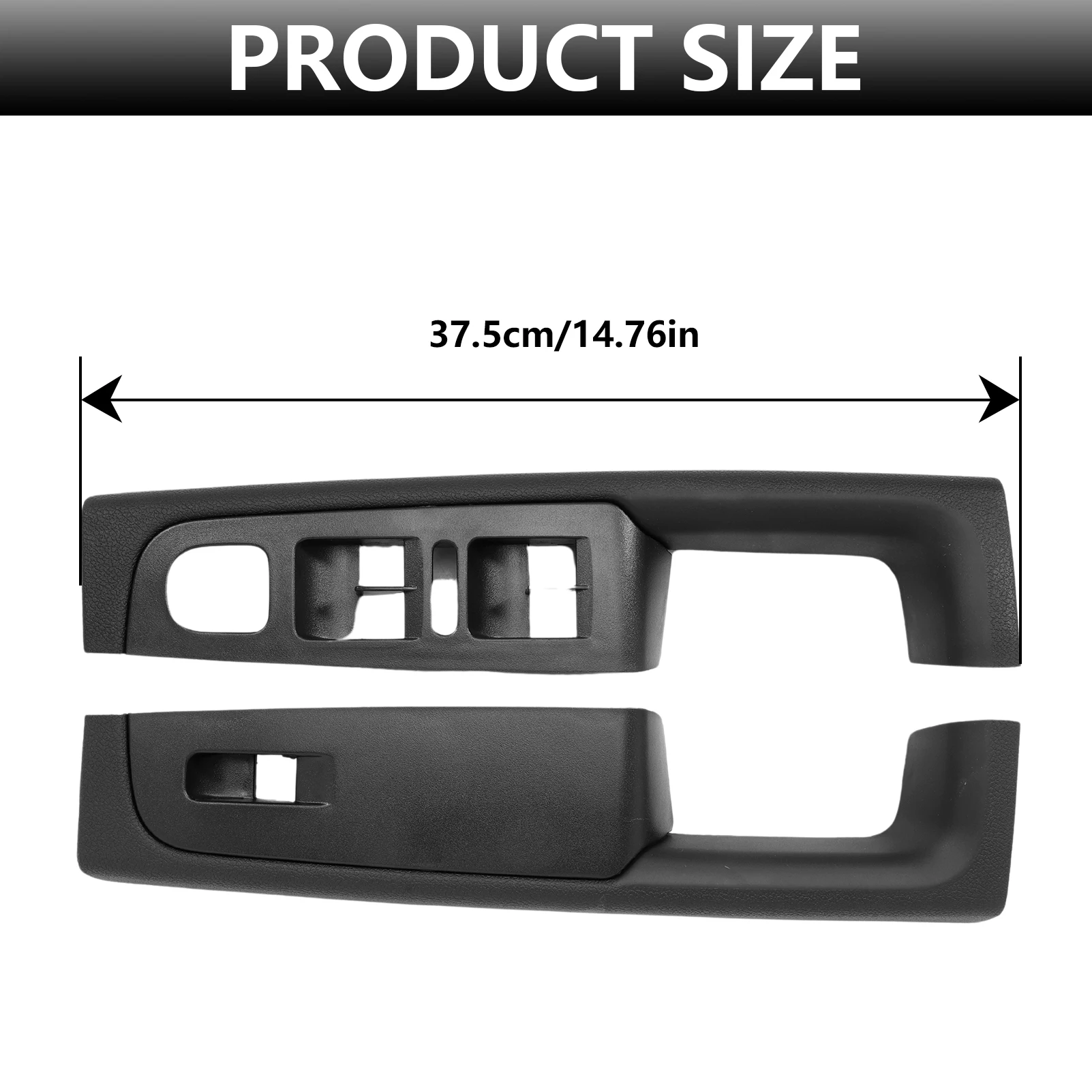 1 Pair 3T1867157B9B9 Front Door Handle Shell For Superb II 3T4 Estate 3T5 Window Switch Armrest Trim Replace 3T18671579B9