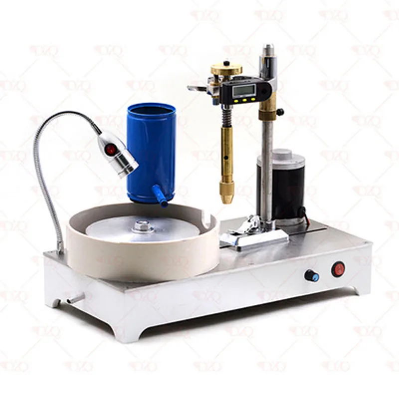 Stainless Steel Lapidary Machine 0-1800Rpm Faceted Gemstone Polishing Machine 120W Jade Processing Equipment