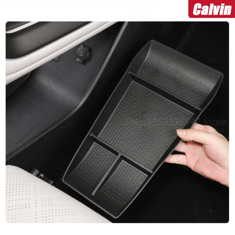 For BYD Yuan UP Automobile Central Control Lower Storage Box Special Modification Armrest Box Storage Interior Refit Supplies